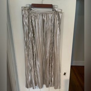 Maeve Silver A-Line Skirt Size US 2/UK 6/EU 34